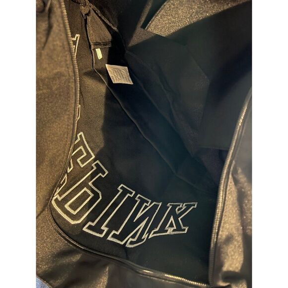 Lovepink‎ New Victoria Secret VS Black Tote Orig. 49.95 - Picture 7 of 9